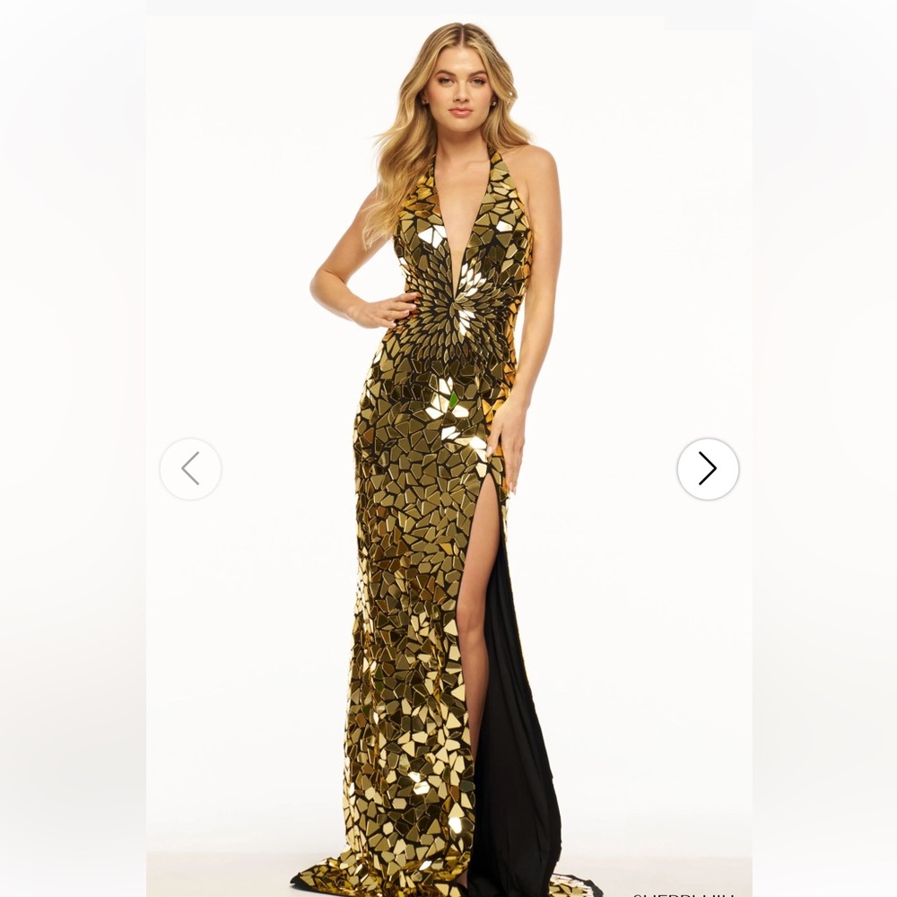 Sherri Hill Gold Dress